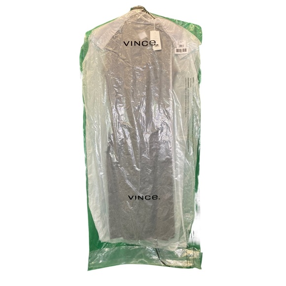 NWT Vince Black Sleeveless Shirred Band Collar Dress - Sz XS and Sz M - Picture 6 of 9